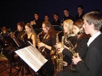 Saxophone - Moriel Yvonne, Gründhammer Lisa, Mayer Melanie, Steiner Verena und Schwenninger Manuel